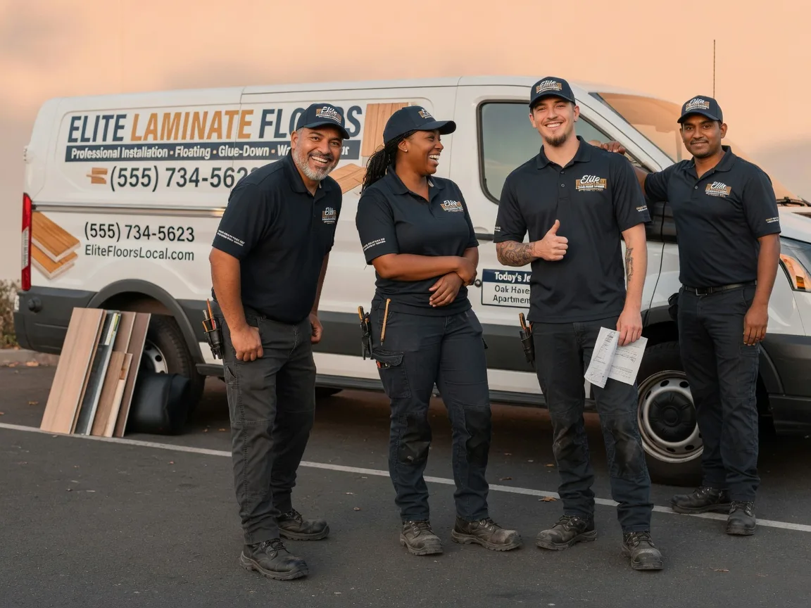 Laminate flooring installation company in Bernice, LA